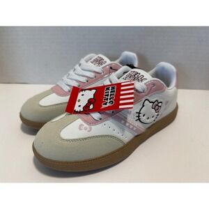 Hello Kitty Sanrio Womens Sneakers White Pink Gum Sole Retro Shoes WMHK45BB002 6